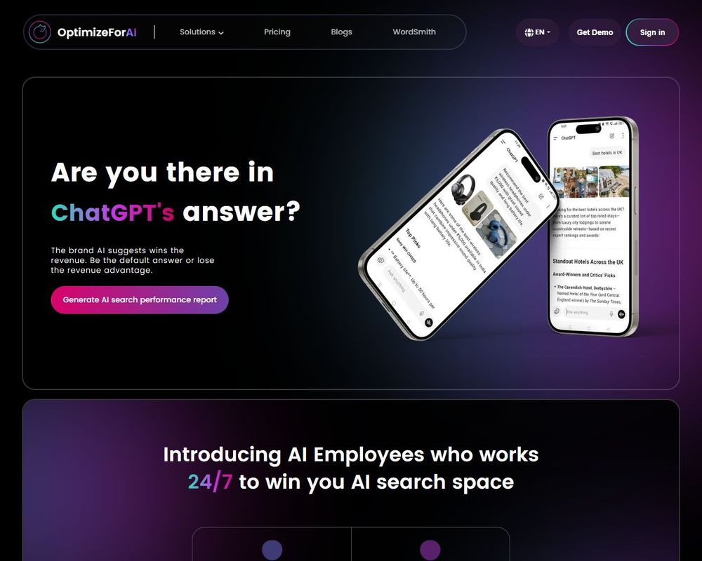 Optimizeforai Ai Tool Details Features