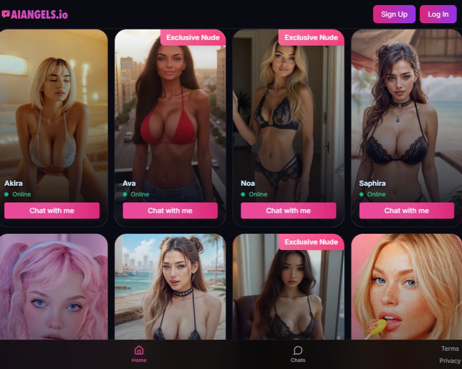 ai angels website screenshot