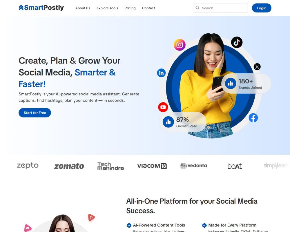 smartpostly website thumbnail