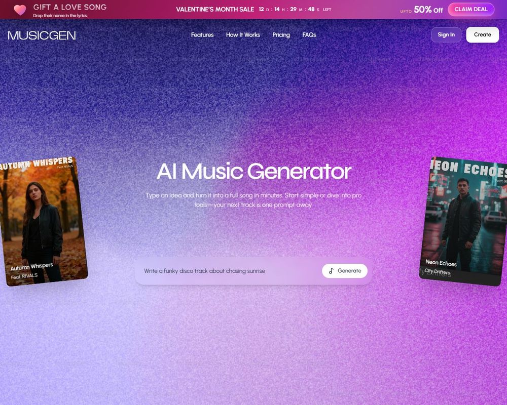 music gen app - Ai Tool Details & Features
