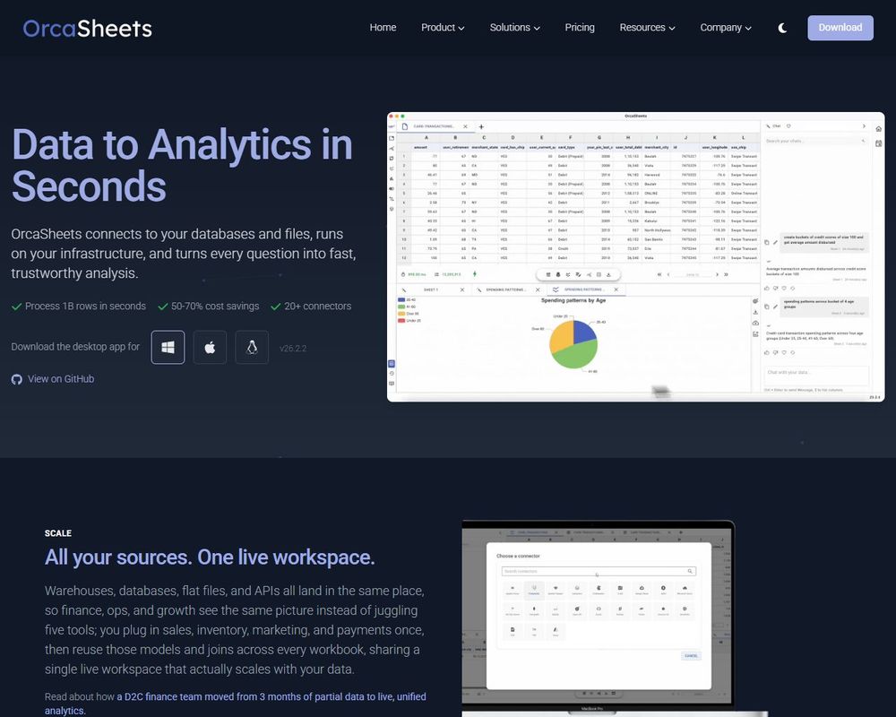 OrcaSheets - Ai Tool Details & Features