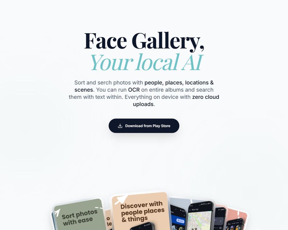 facegallery website thumbnail